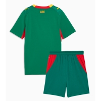 Camiseta Senegal Segunda Equipación Replica Mundial 2026 para niños mangas cortas (+ Pantalones cortos)